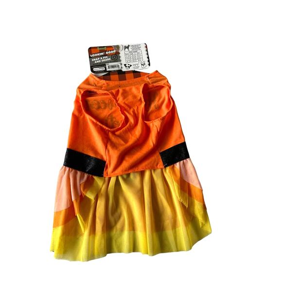 Dog Halloween Costume Dress w/Hair Clip L *NWT - Picture 3 of 6